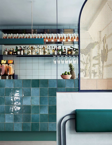 Azulejos de pared llamativos