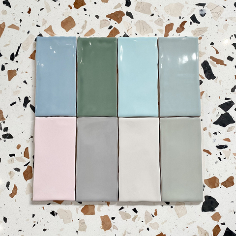 Azulejo de metro gris